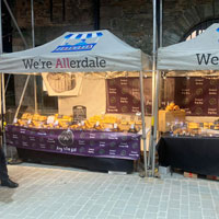 Portable Battery Operated Track Lighting for Markets