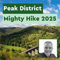 Paul is taking part in a marathon 26.2 miles Peak District Mighty Hike