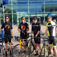 Paul Breedon completes Manchester to Blackpool bike ride for The Christie
